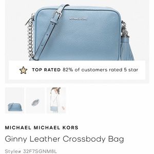 Michael Kors Ginny Leather Crossbody Bag